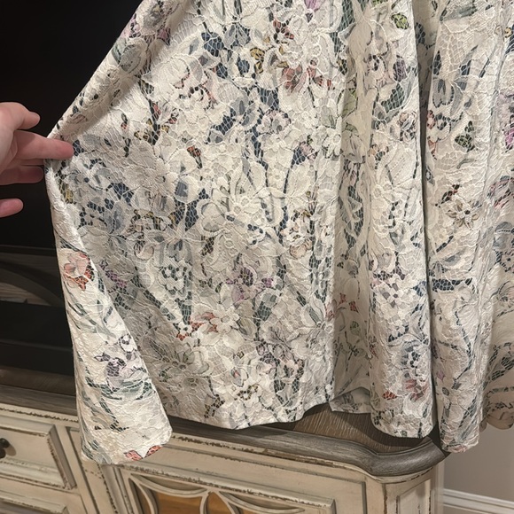 💐 Sangria Lace Floral Dress - Picture 3 of 11